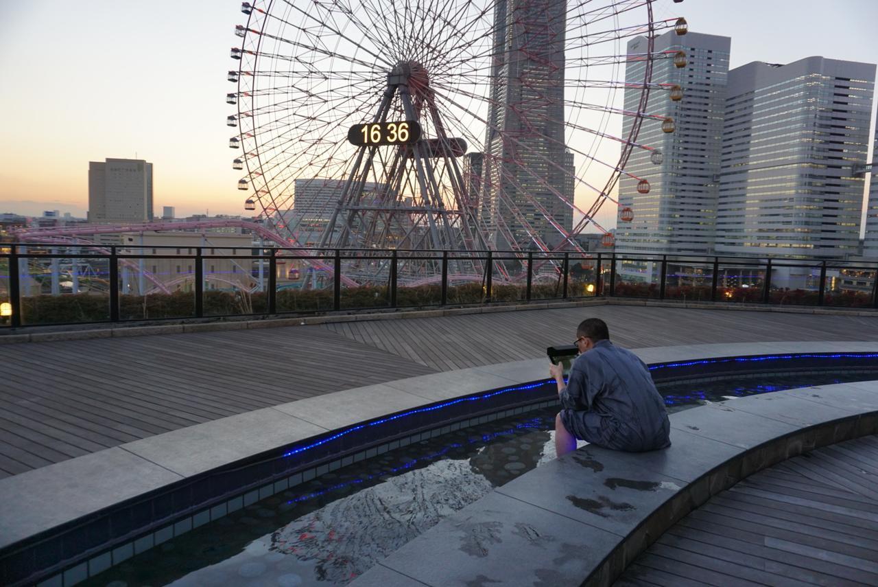 Yokohama Minatomirai Manyo Club Otel Dış mekan fotoğraf
