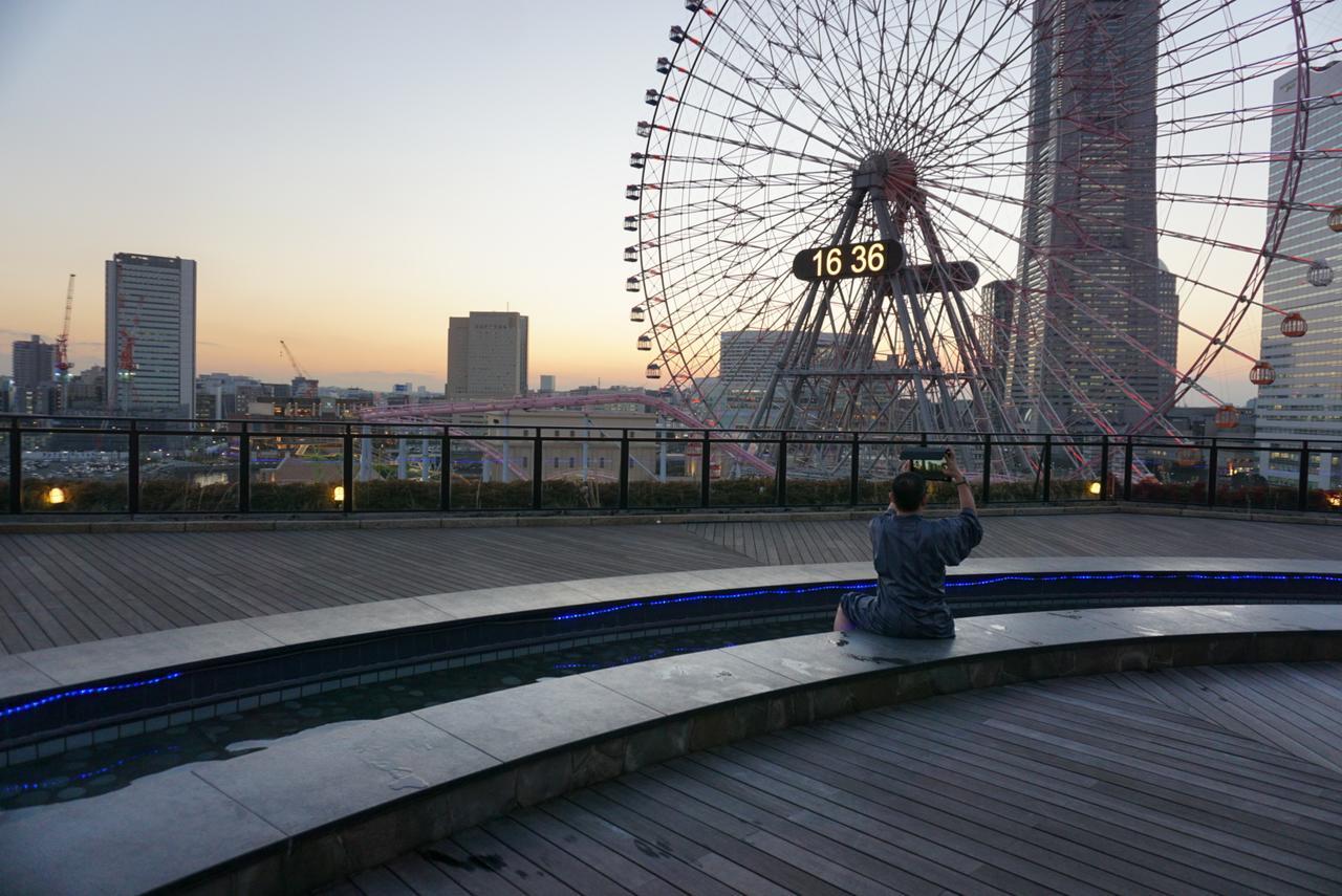 Yokohama Minatomirai Manyo Club Otel Dış mekan fotoğraf